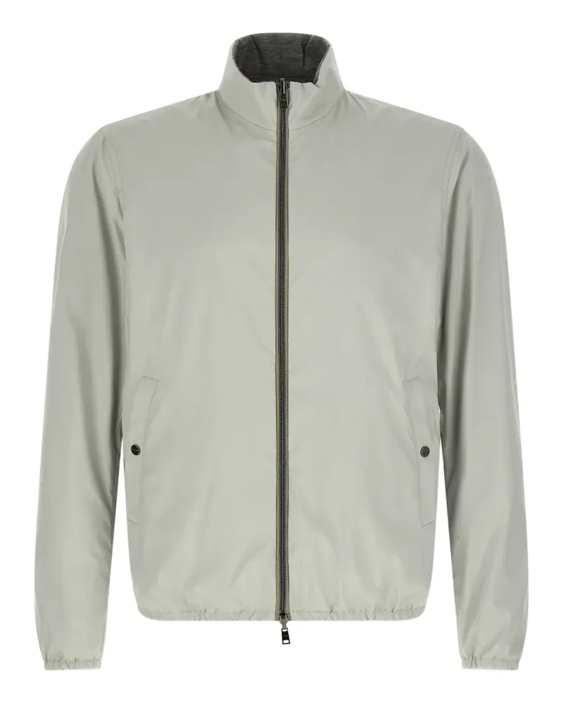 Herno reversible zip-up bomber jacket - Grau Grau