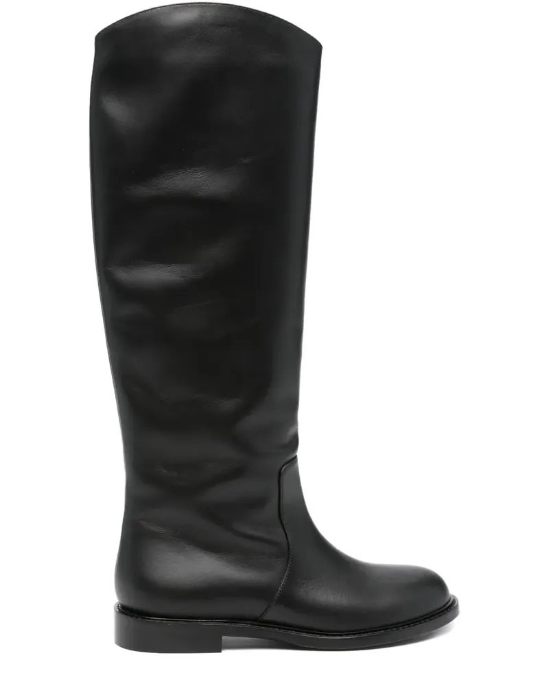 Sergio Levantesi Kniehohe Stiefel - Schwarz Schwarz