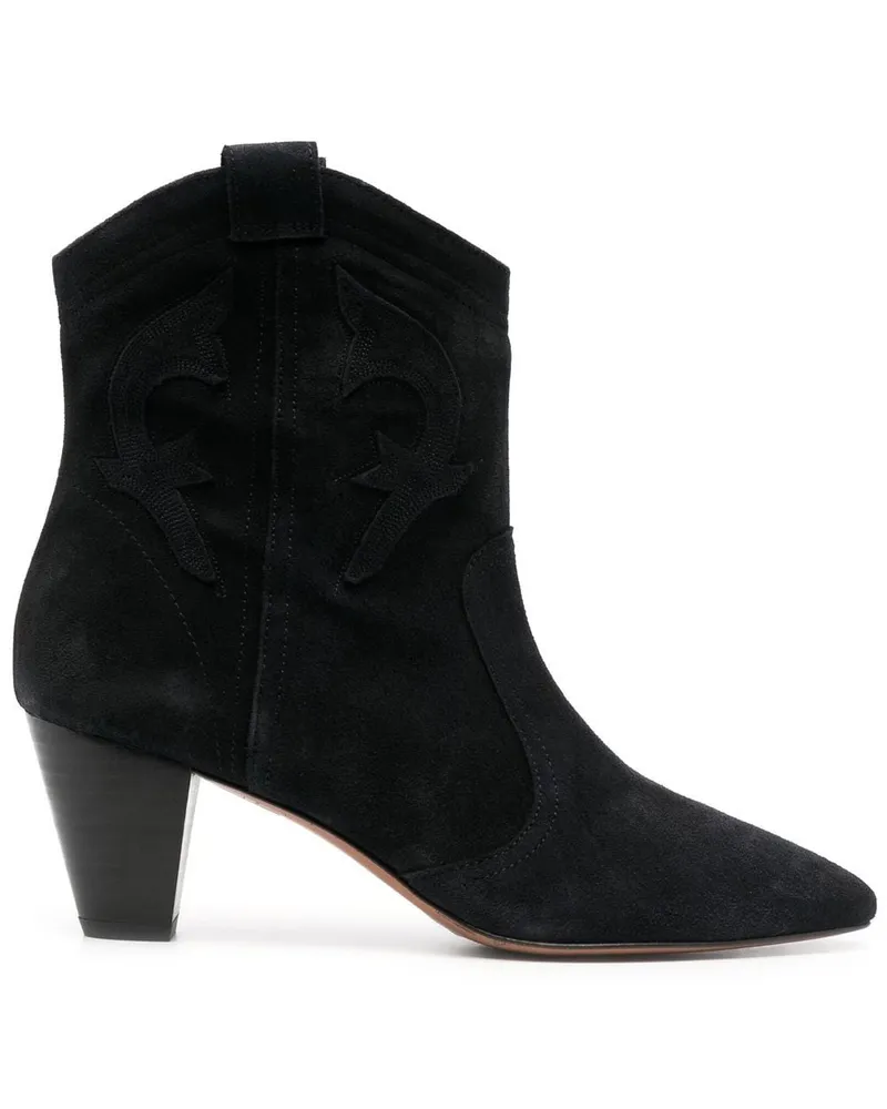 ba&sh Casey Cowboystiefel - Schwarz Schwarz