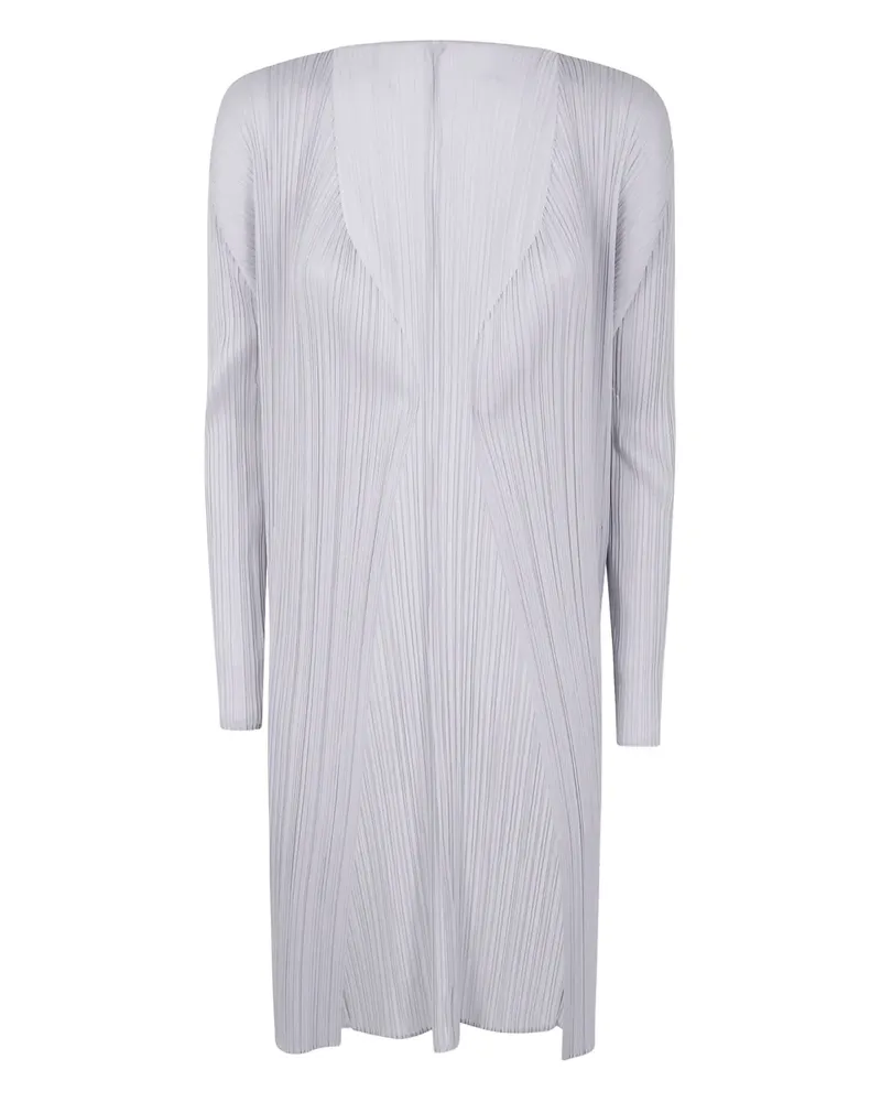Issey Miyake Cardigan mit Falten - Grau Grau