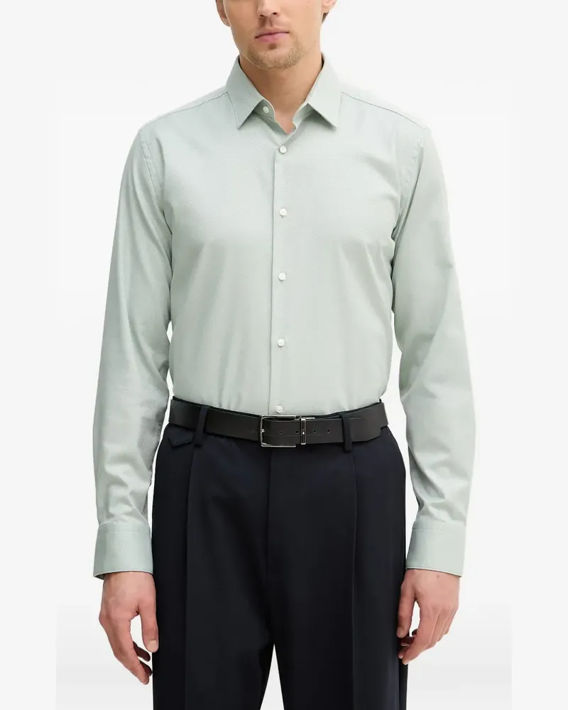HUGO BOSS Hemd mit Kragen - Grün Grün