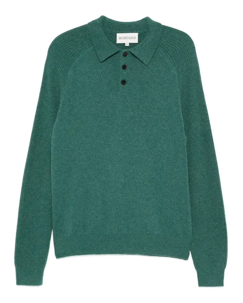Eric Bompard Langärmeliges Poloshirt - Blau Blau