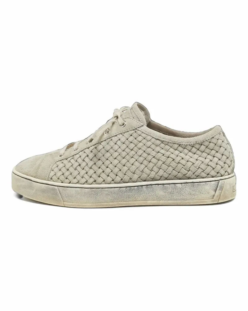Santoni Vic woven sneakers - Grau Grau