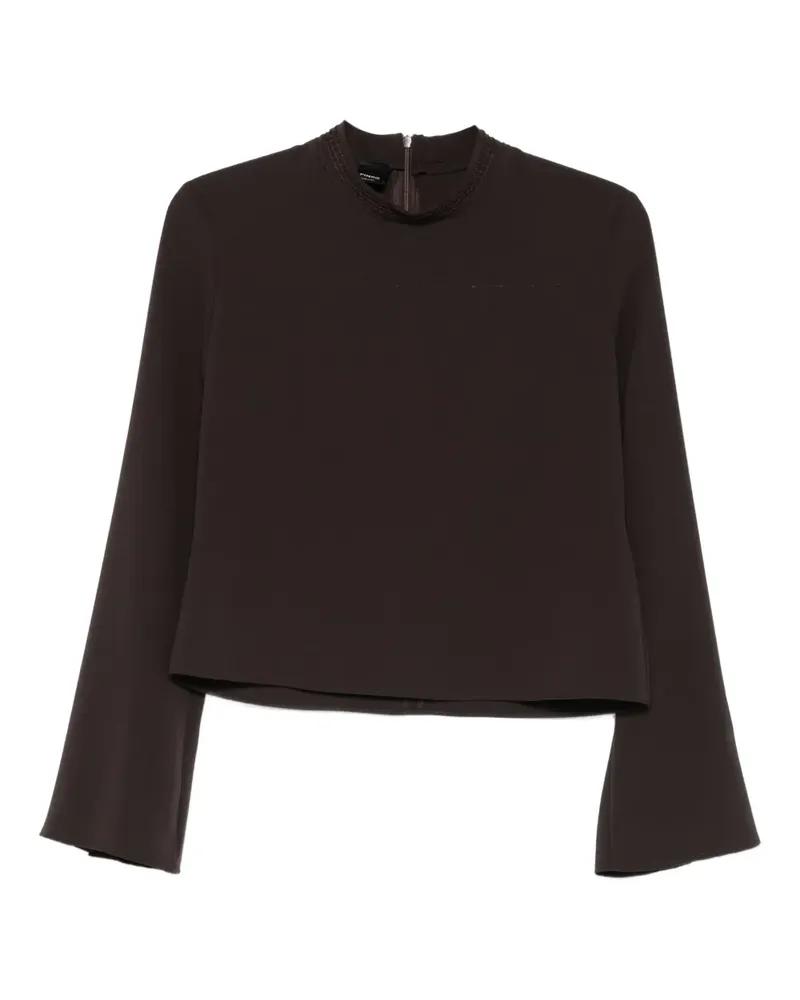 Pinko Bucatini flared-sleeve blouse - Braun Braun