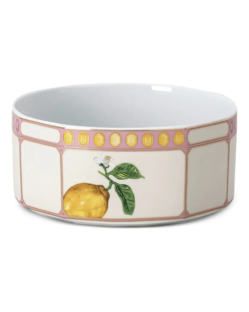 Swarovski Schale mit grafischem Print - Nude Nude