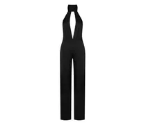 Rückenfreier Jumpsuit - Schwarz