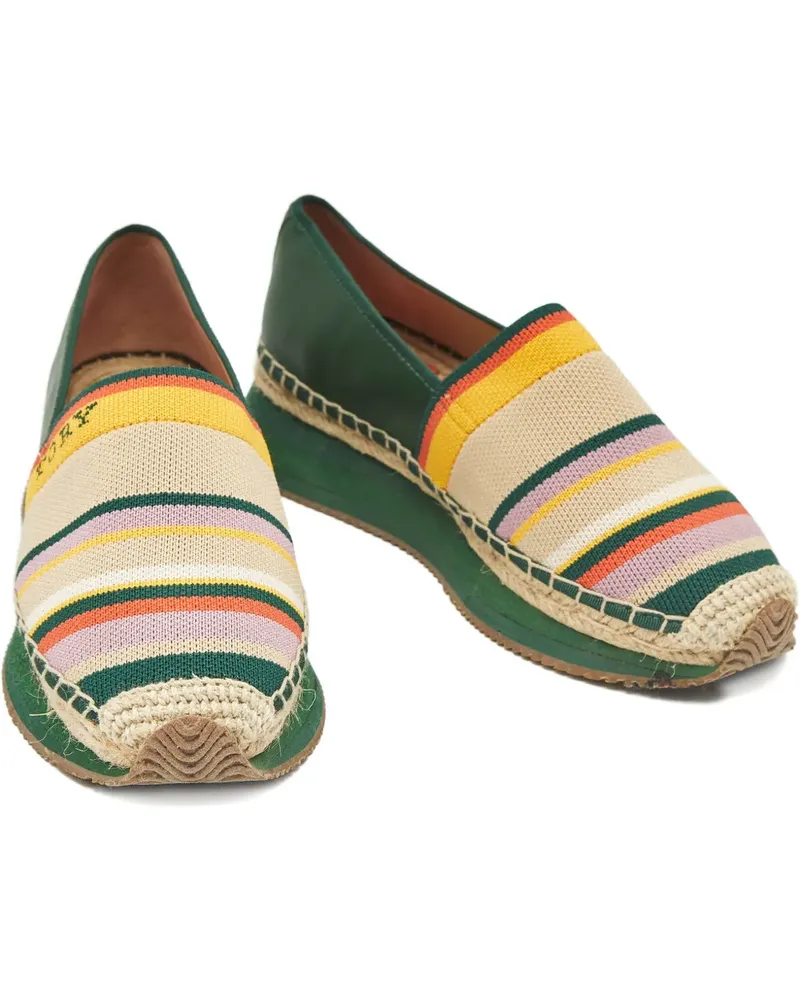 Tory Burch knit leather espadrille - Nude Nude