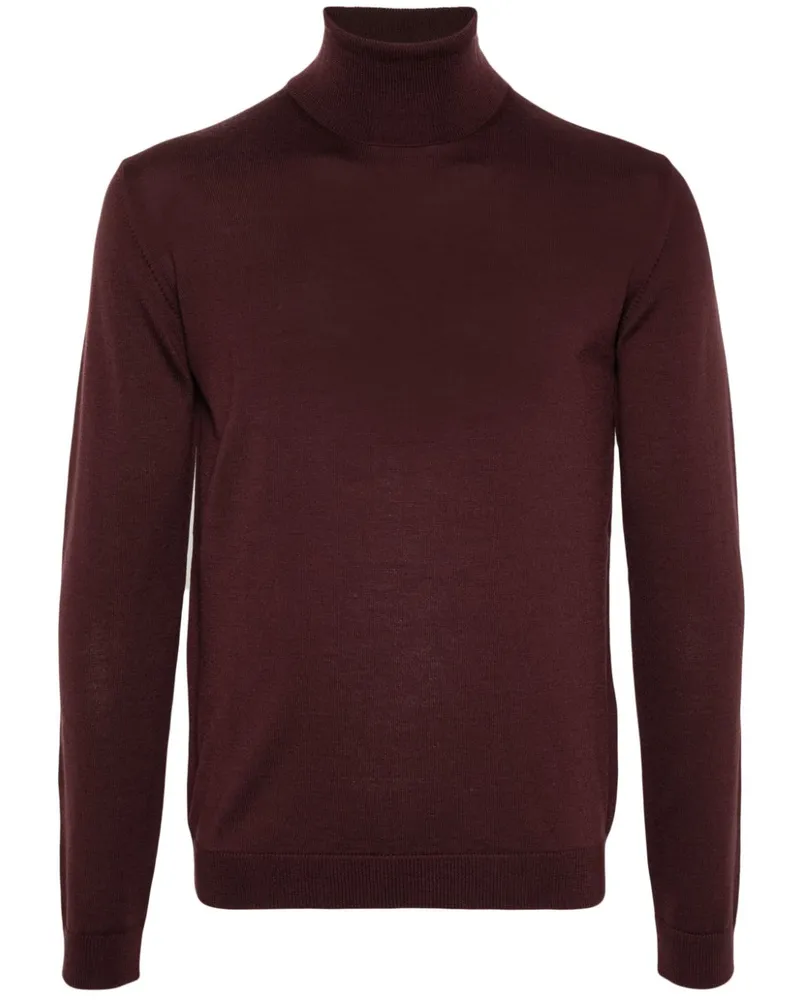 Roberto Collina Klassischer Pullover Rot