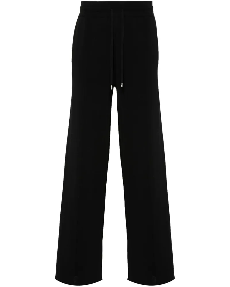 Pinko Jogginghose mit Love Birds-Motiv - Schwarz Schwarz