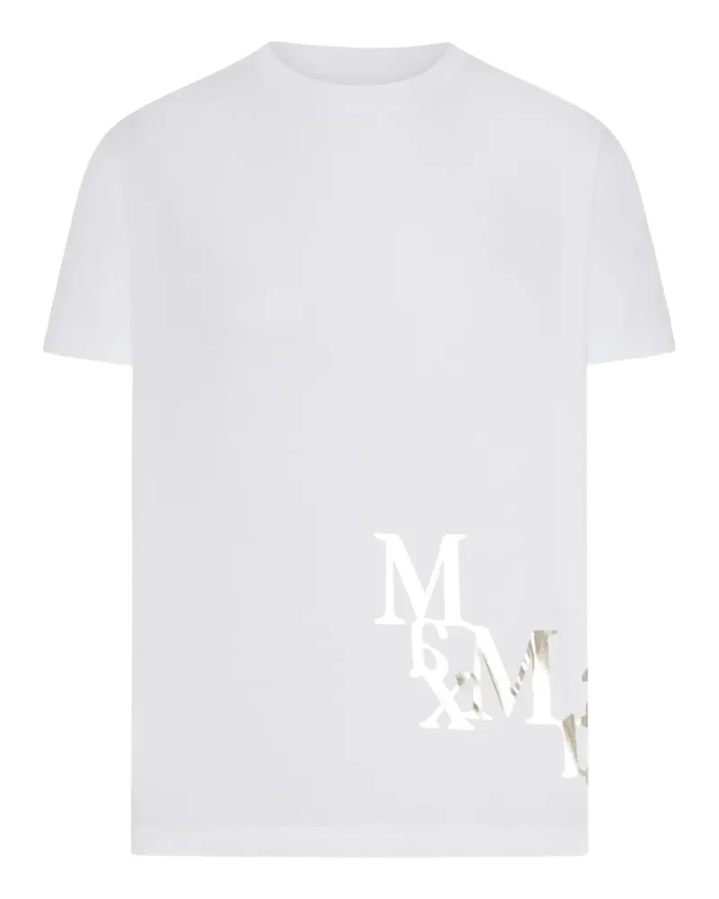 Max Mara Max Mara graphic-print T-shirt - Weiß Weiß