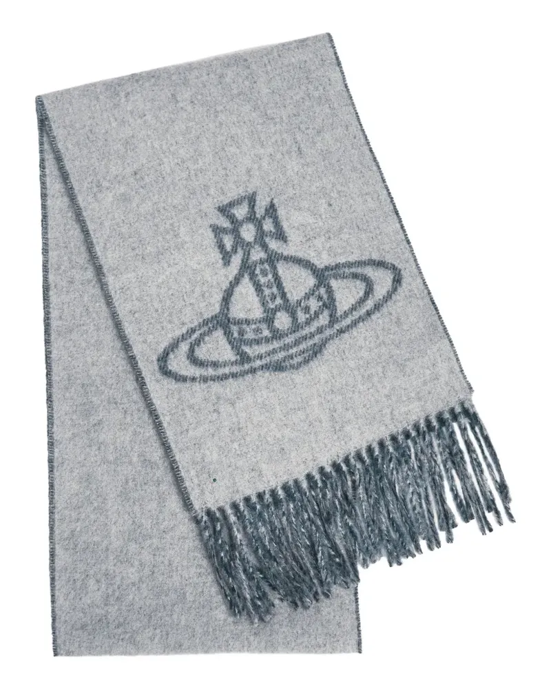 Vivienne Westwood Orb-embellished scarf - Grau Grau