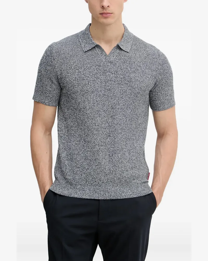 JOOP! Adrianor marl-knit short-sleeve T-shirt - Grau Grau