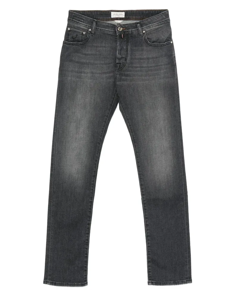 Jacob Cohën Jeans mit Knopfverschluss - Schwarz Schwarz