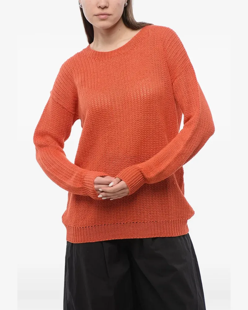 Woolrich Pullover mit Rundhalsausschnitt - Orange Orange