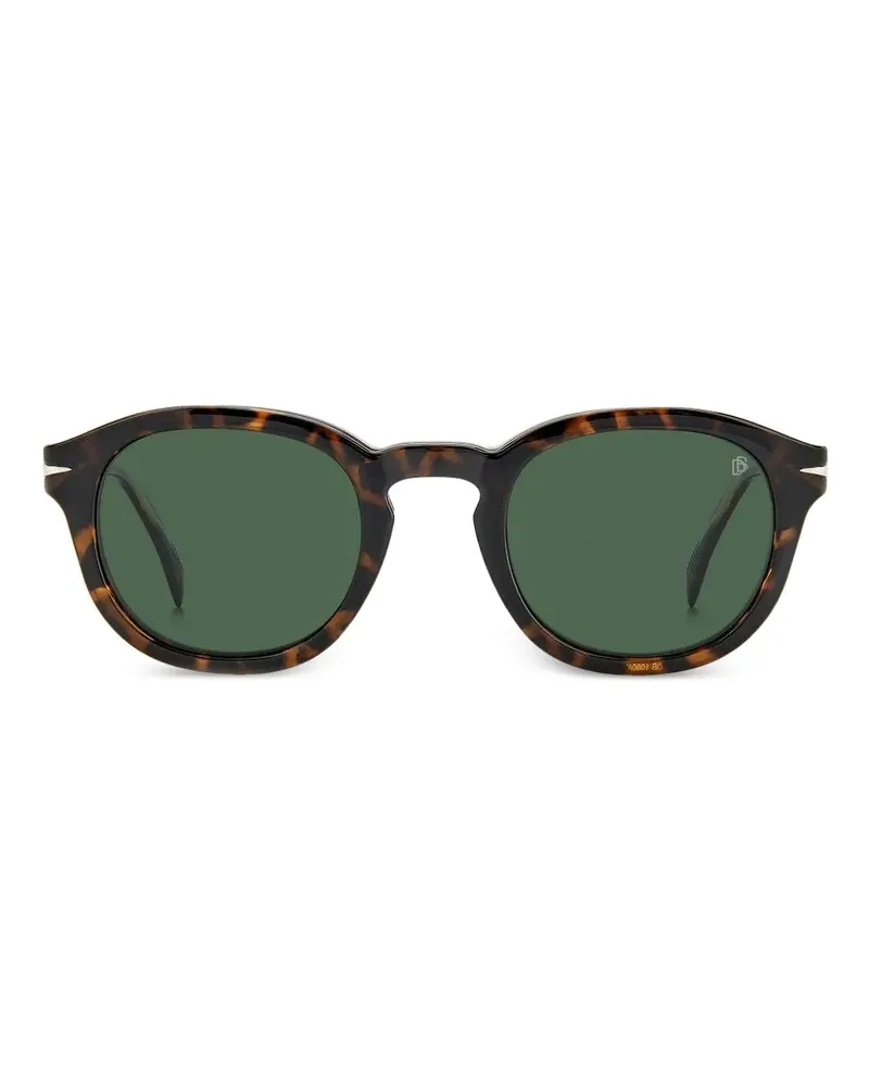 EYEWEAR by DAVID BECKHAM Sonnenbrille mit rundem Gestell - Braun Braun