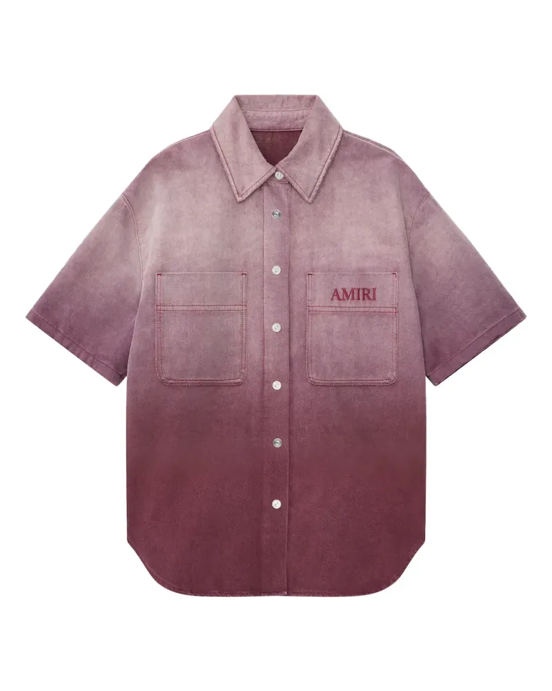 Amiri Hemd mit Farbverlauf - Rosa Rosa