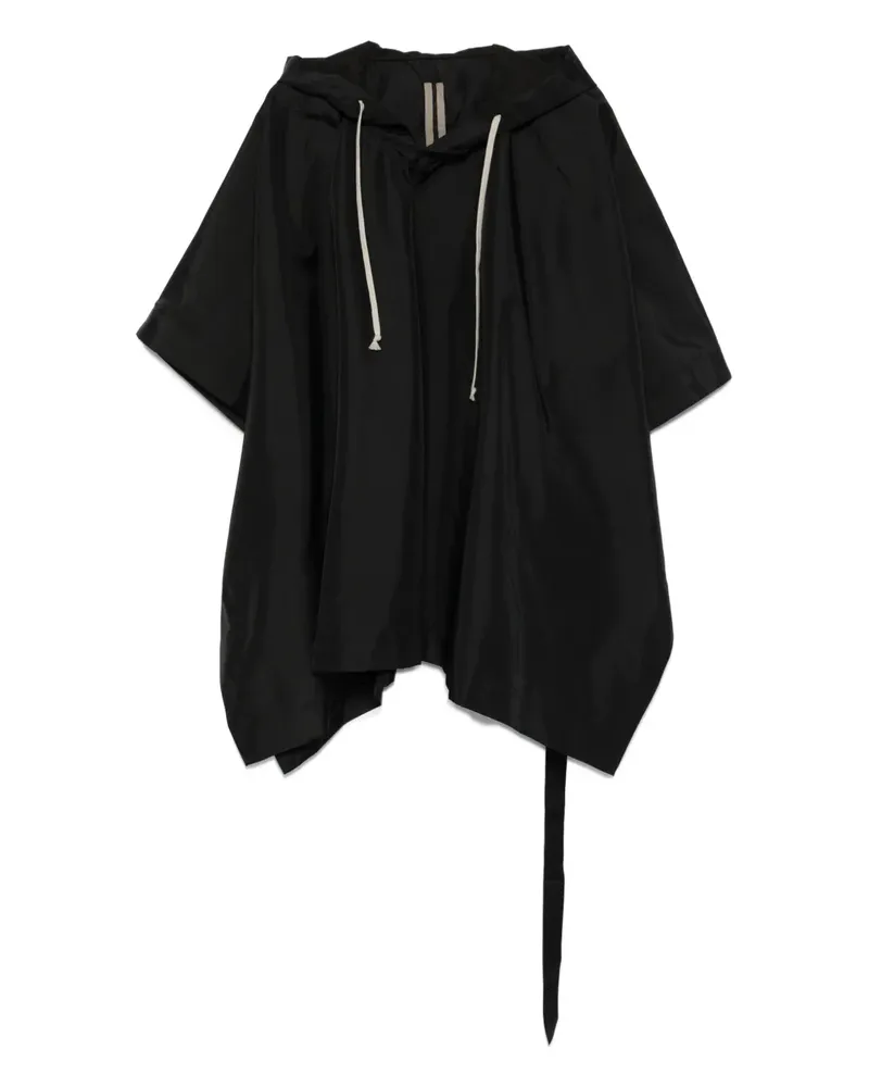 DRKSHDW by Rick Owens Cape mit Kapuze - Schwarz Schwarz