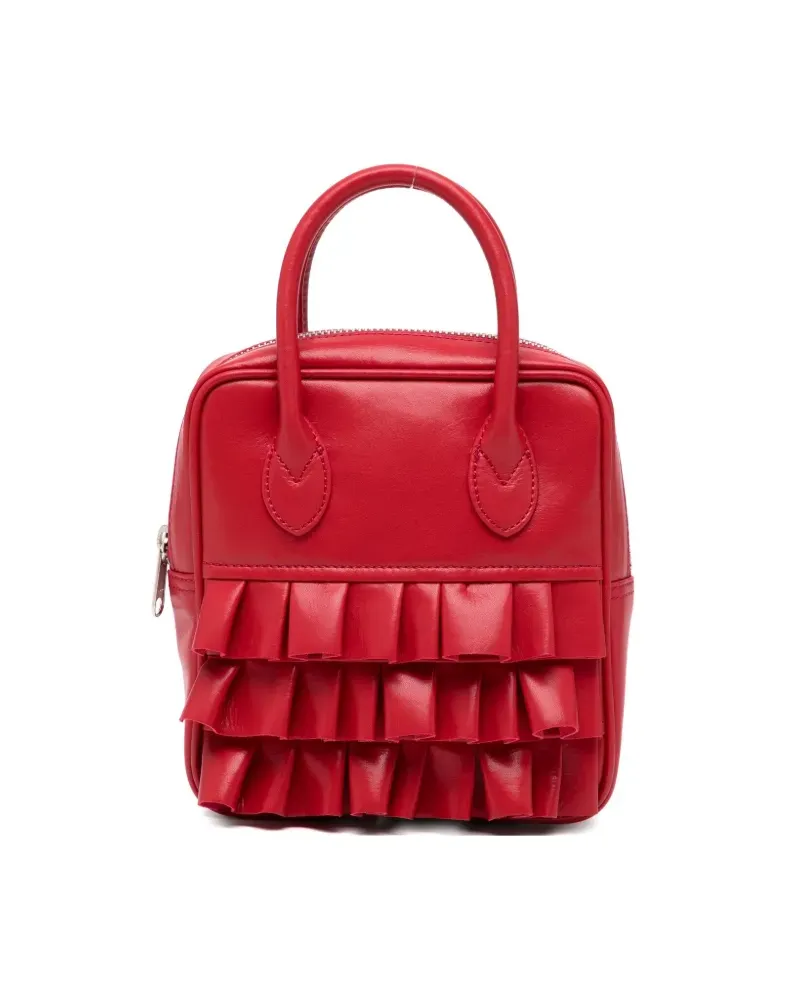 Comme des Garçons Handtasche mit Rüschen - Rot Rot