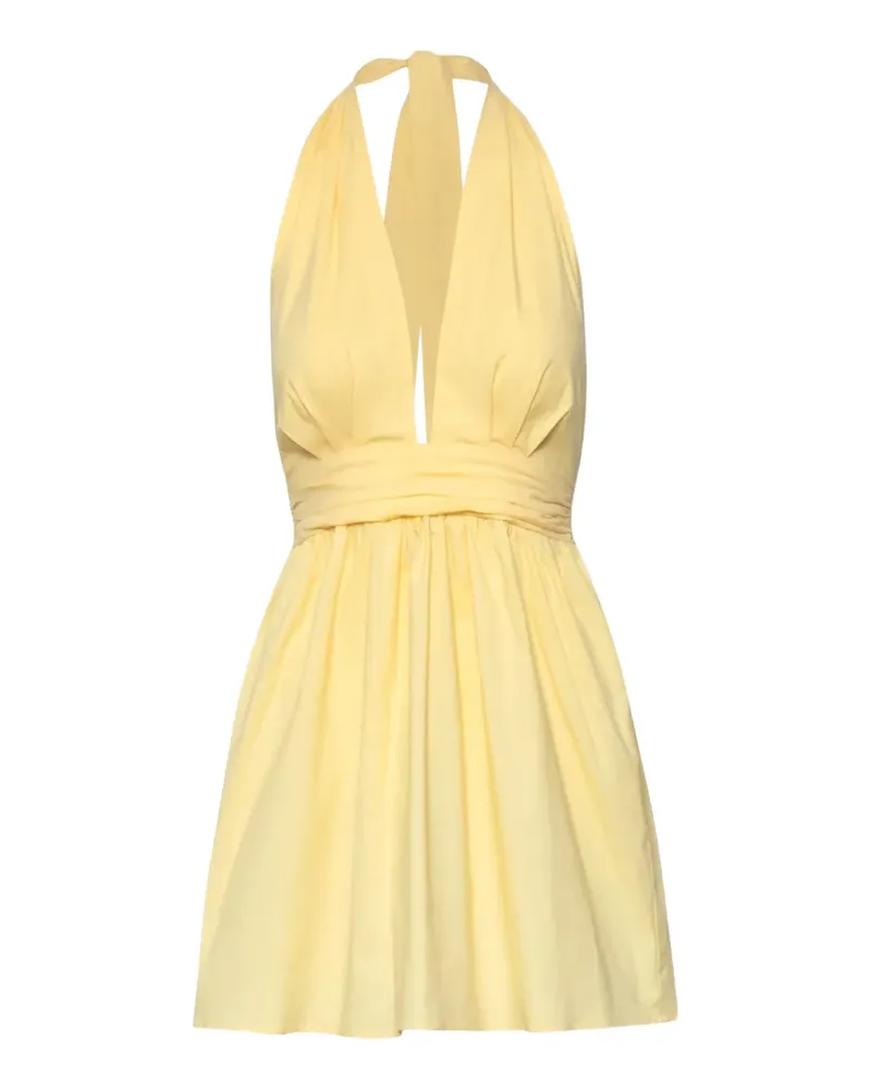 Baobab Collection Agustina Minikleid mit offenem Rücken - Gelb Gelb