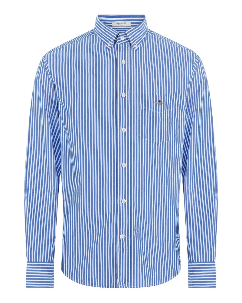 Gant Gestreiftes Hemd - Blau Blau