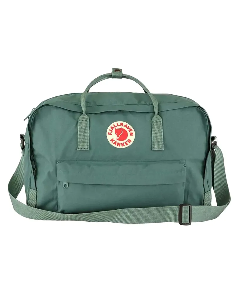 Fjäll Räven Kånken Reisetasche mit Logo-Patch - Grün Grün