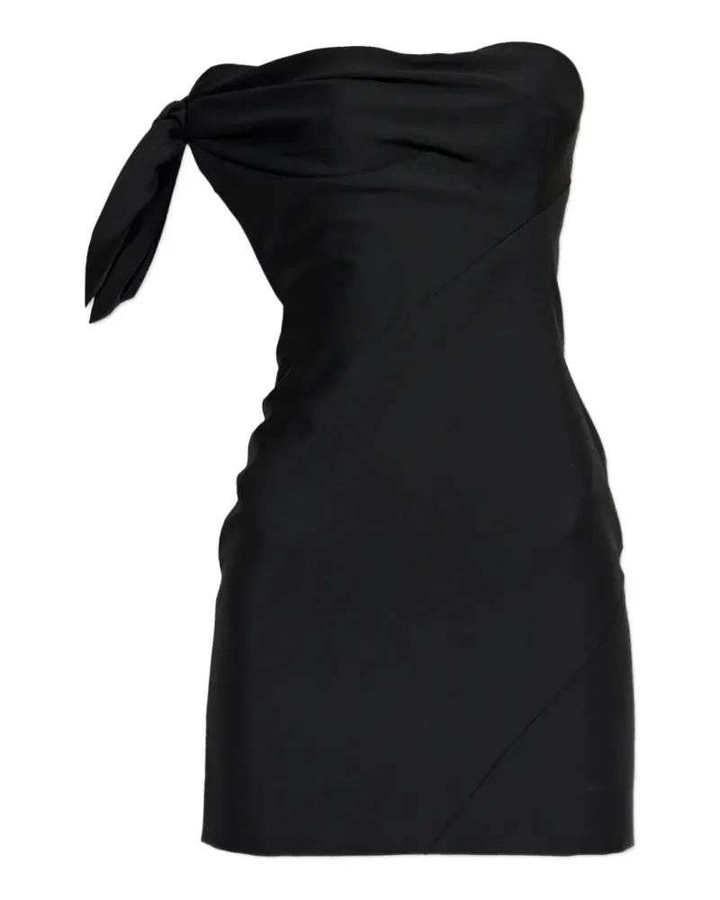 Givenchy bow-detail draped dress - Schwarz Schwarz