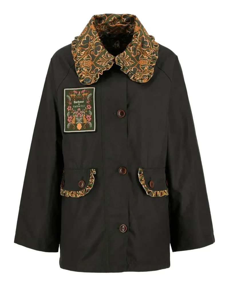 Barbour x Farm Rio Maria-Clara jacket - Grün Grün