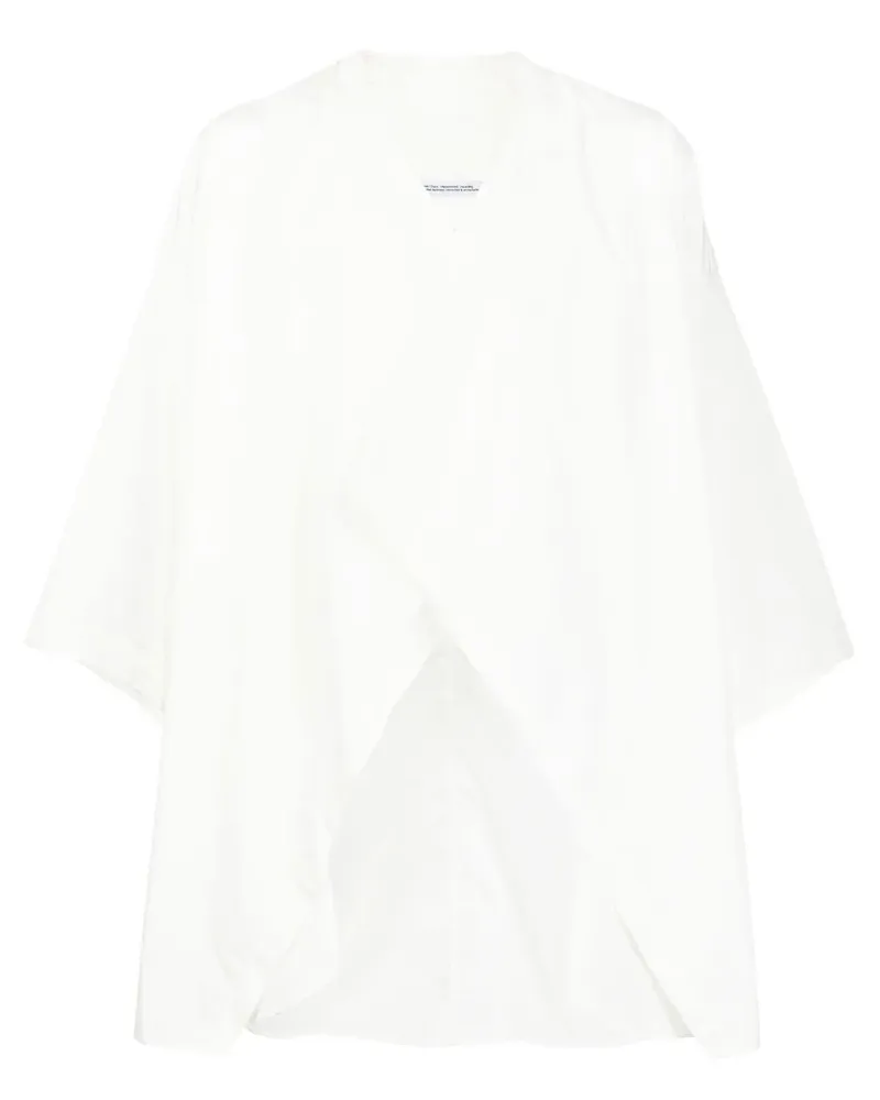 Julius Haori Japanese Hemd - Weiß Weiß