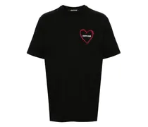 T-Shirt mit aufgesticktem Herz