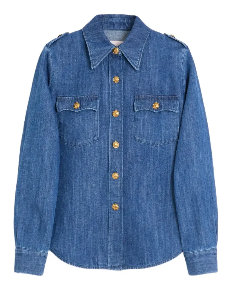 Valentino Garavani Klassisches Jeanshemd - Blau Blau