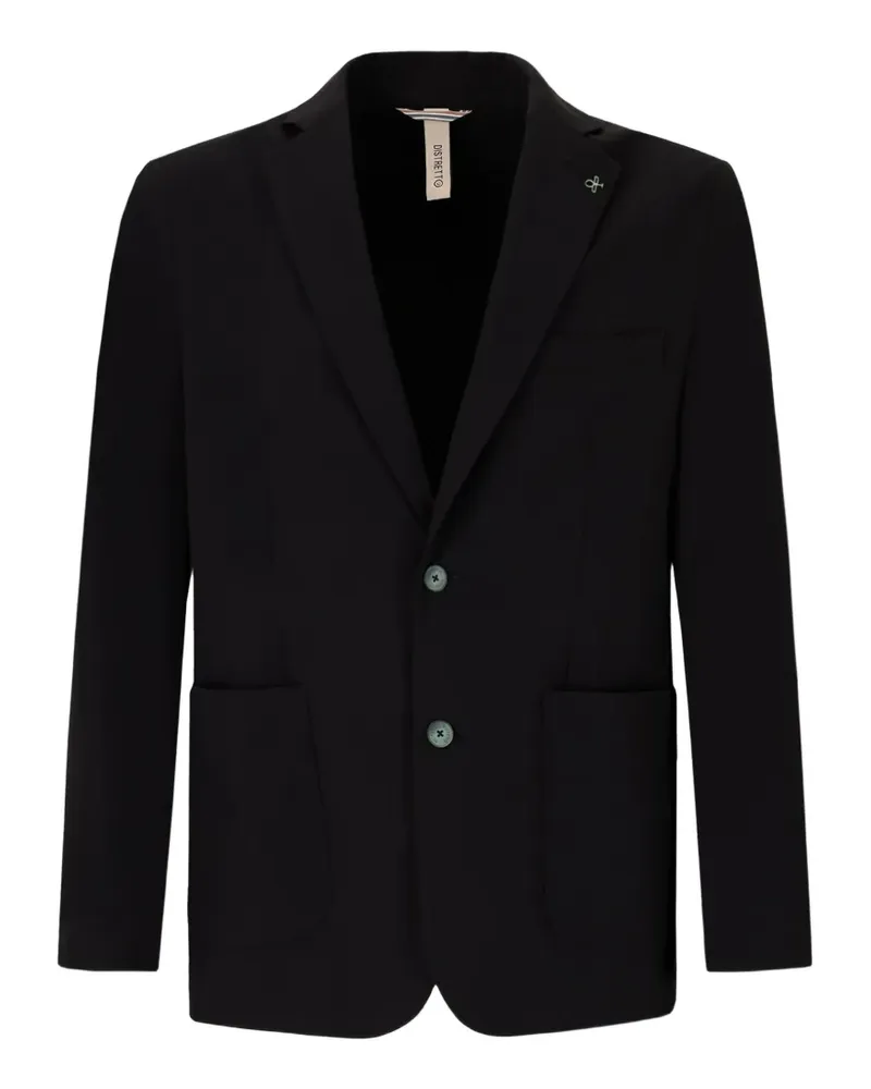 DISTRETTO12 single-breasted blazer - Schwarz Schwarz