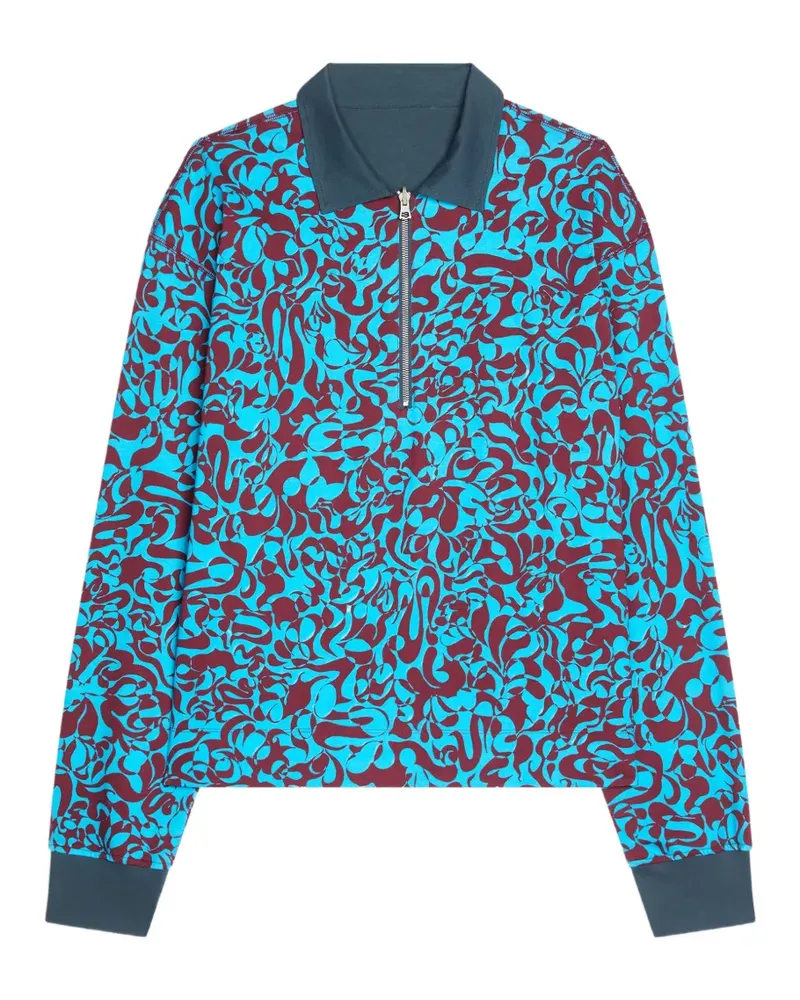 Dries van Noten Wendbares Poloshirt - Blau Blau