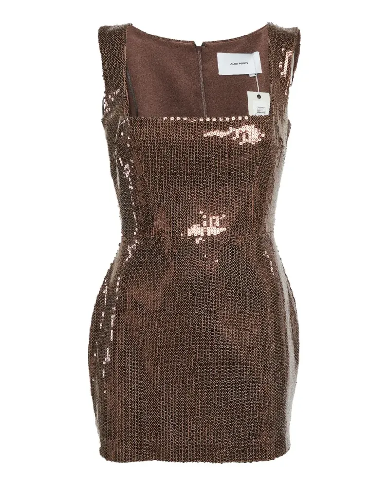 Alex Perry Portrait sequin mini dress - Braun Braun