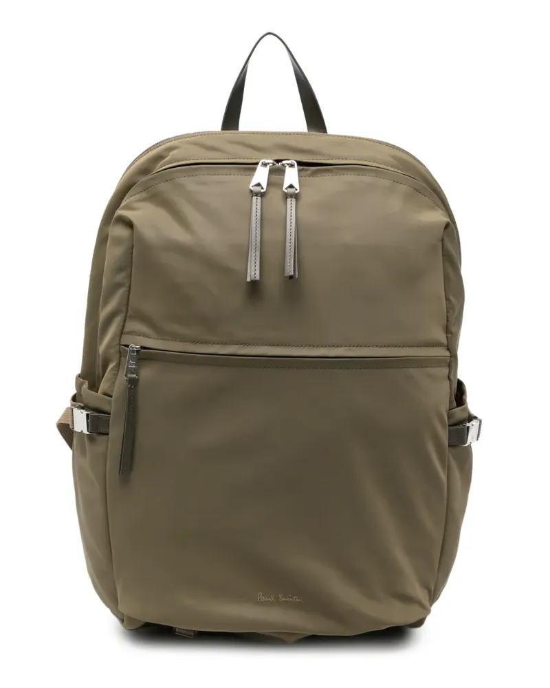 Paul Smith zip-fastening buckle-detail backpack - Grün Grün