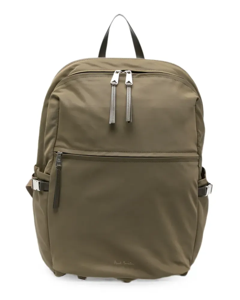 Paul Smith zip-fastening buckle-detail backpack - Grün Grün
