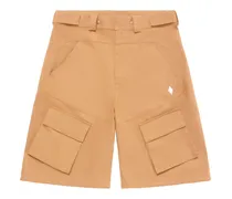 Cargo-Shorts mit Kreuzstickerei