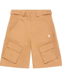 Marcelo Burlon | County of Milan Cargo-Shorts mit Kreuzstickerei Braun