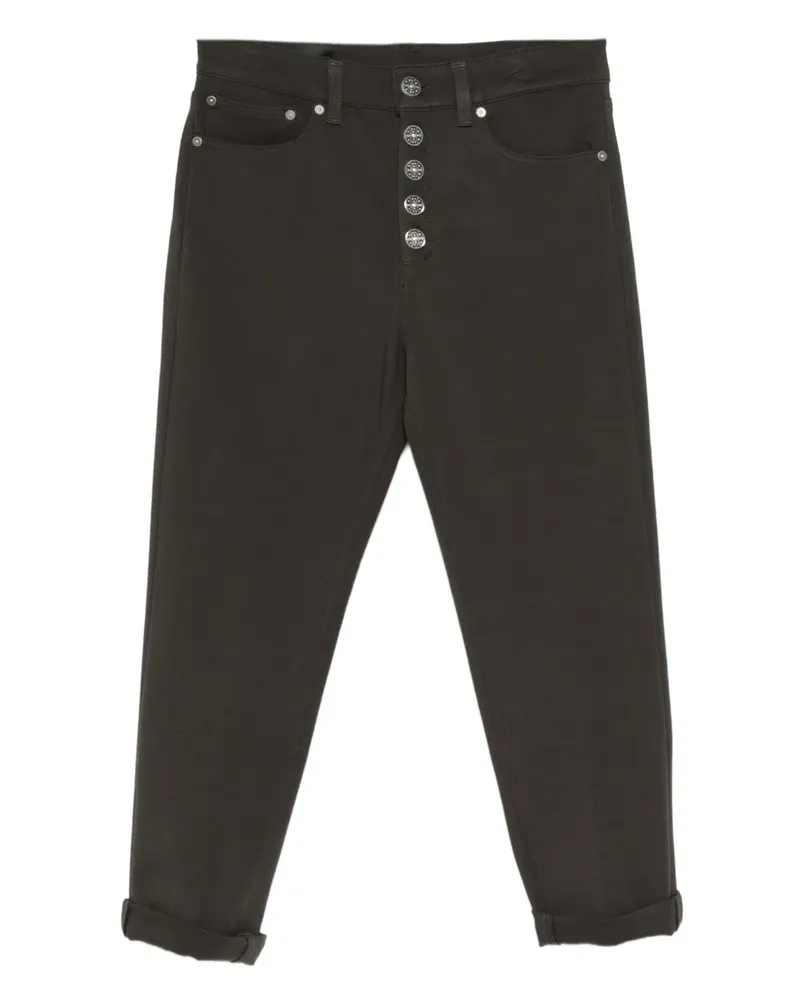 Dondup button trousers - Braun Braun