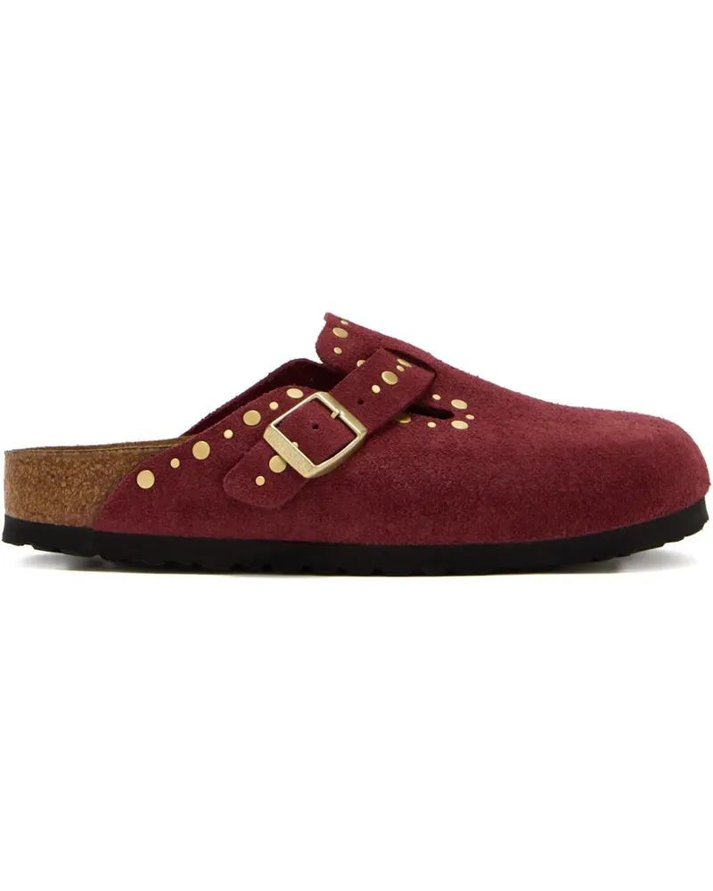 Birkenstock Boston Rivets Clogs mit Nieten - Rot Rot