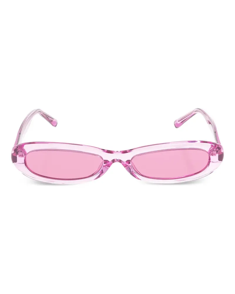 ATTICO x Linda Farrow oval-frame sunglasses - Rosa Rosa