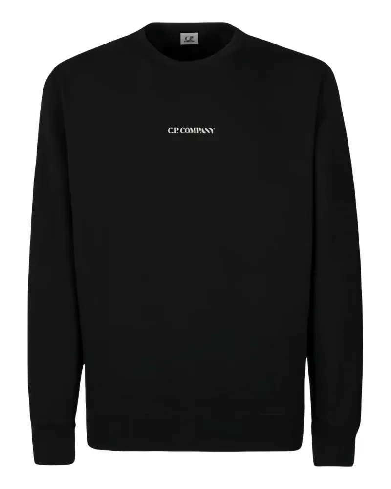 C.P. Company logo-print sweatshirt - Schwarz Schwarz