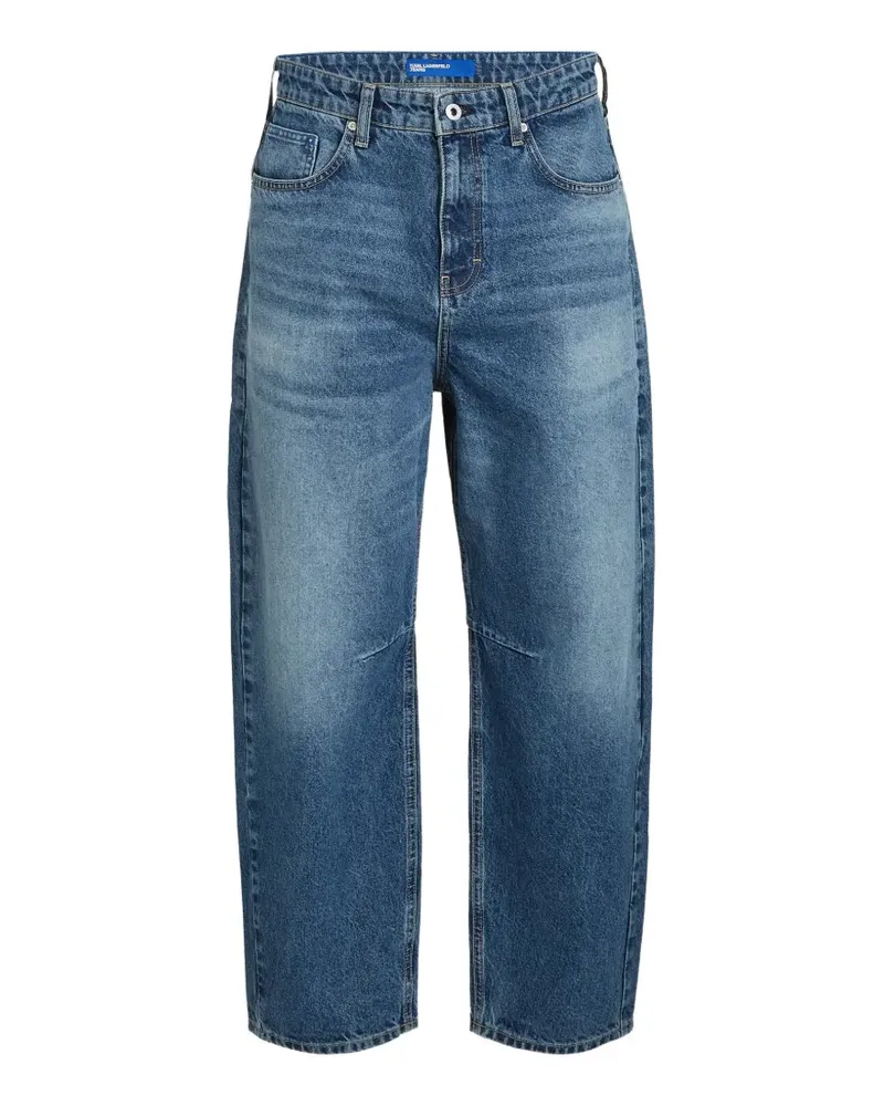 Karl Lagerfeld Barrel Jeans - Blau Blau
