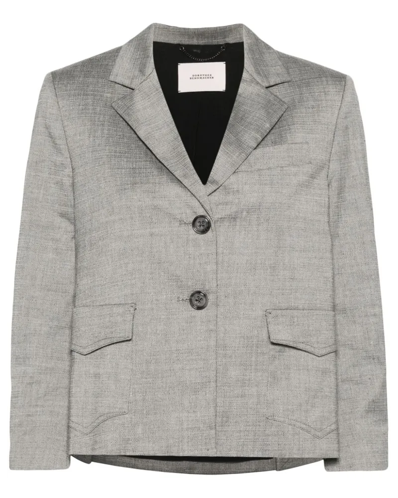 Dorothee Schumacher Cropped-Blazer - Grau Grau