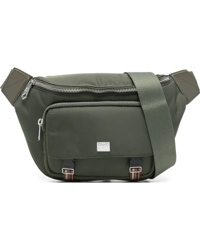 Paul Smith Gürteltasche mit Logo-Schild - Grün Grün