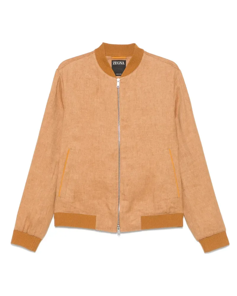 Ermenegildo Zegna Bomberjacke aus Twill - Braun Braun