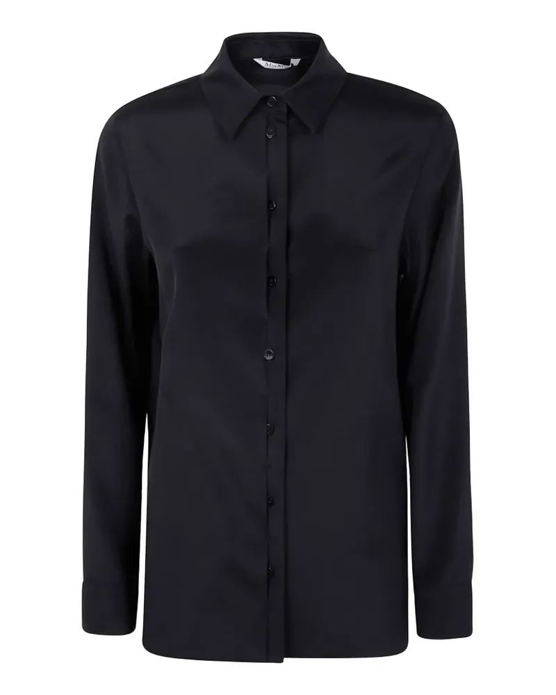 Max Mara Schwarzes Hemd Schwarz