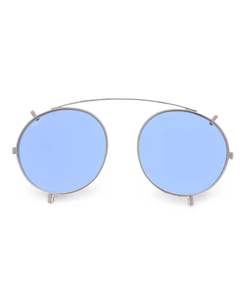 OAMC round-frame clip-on sunglasses - Silber Silber