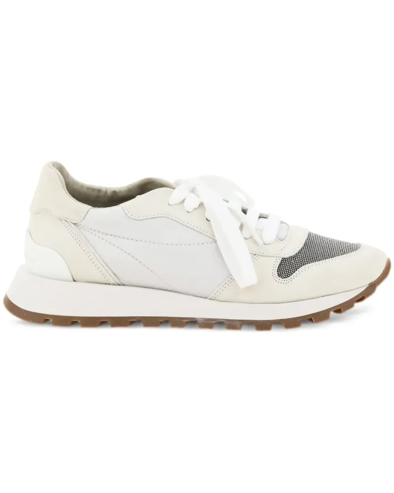 Brunello Cucinelli Sneakers in Colour-Block-Optik - Nude Nude
