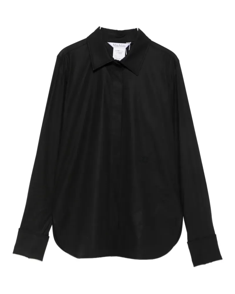 Max Mara long-sleeve shirt - Schwarz Schwarz