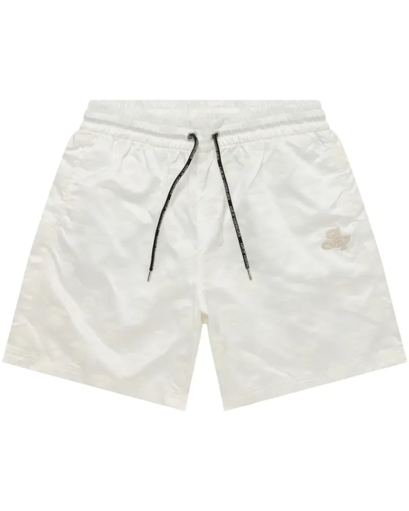 BAPE Joggingshorts mit Logo-Stickerei - Weiß Weiß